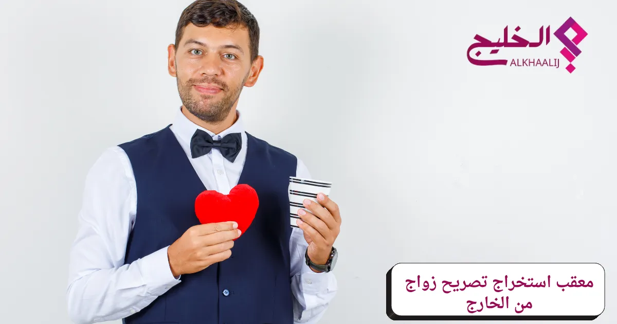 معقب استخراج تصريح زواج من الخارج